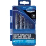 Century Drill & Tool Screw Extractor & Drill Bit Set (10-Piece) (88710)