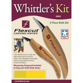 Flexcut Whittler's Wood Chisel Set (2-Piece) (KN300)