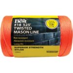 Do it Best 525 Ft. Fluorescent Orange Twisted Nylon Mason Line (338621)