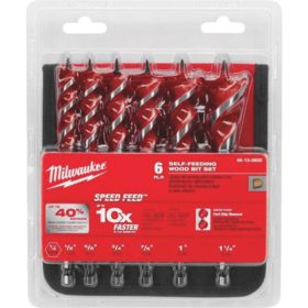 Milwaukee Electric 48-13-0600 SPEED FEED 6-Piece Auger Bit Set