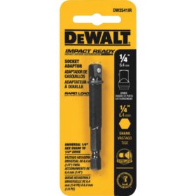 DEWALT 1/4 In. x 2 In. L. Socket Adapter (DW2541IR G)