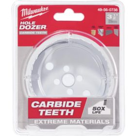 Milwaukee Hole Dozer Hole Saw with Carbide Teeth (49-56-0738)