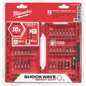 Milwaukee Electric 48-32-4004 Shockwave 32-Piece Impact Screwdriver Bit Set