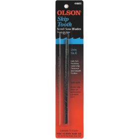 Olson 11TPI Skip Tooth Plain End Scroll Saw Blade (12 Count) (FR44600)