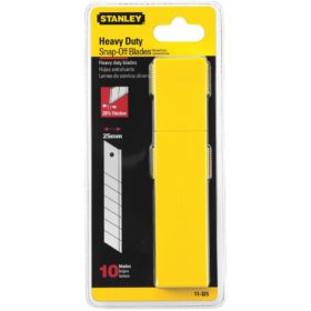 Stanley QuickPoint 25mm 7-Point Snap-Off Knife Blade (10-Pack) (11-325T)