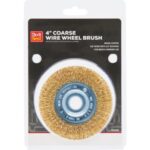 Do it Best 4 In. Coarse Bench Grinder Wire Wheel (600 510-9009)