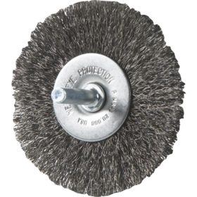 Weiler Vortec 3 In. Crimped, Fine Drill-Mounted Wire Brush (36059)