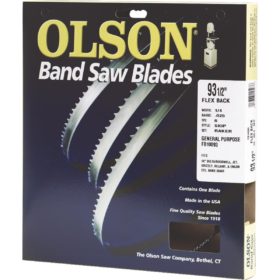 Olson 93-1/2 In. x 3/16 In. 10 TPI Regular Flex Back Band Saw Blade (FB10093DB)