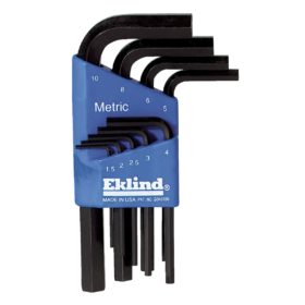 Eklind 10509 9-Piece Metric Short Arm Hex Key Set