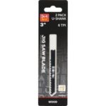 Do it Best U-Shank 3 In. 6 TPI Wood Cutting Jig Saw Blade (2-Pack) (QJDIB-JSU-002)