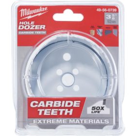 Milwaukee Hole Dozer Hole Saw with Carbide Teeth (49-56-0739)
