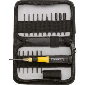 General Tools 63518 18-Piece Precision Screwdriver Set