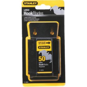Stanley Large 2-Ended Hook 1-7/8 In. Utility Knife Blade (50-Pack) (11-983L)