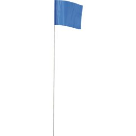 Empire 21 In. Steel Staff Blue Marking Flags (78-001)