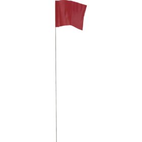Empire 21 In. Steel Staff Red Marking Flags (78-007)
