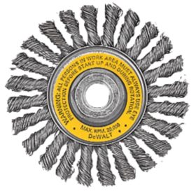 DEWALT 4 In. Cable Twist 0.020 In. Angle Grinder Wire Wheel (DW4930)
