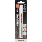 Do it Best 1/4 In. x 4 In. Impact Ready Carbide Masonry Drill Bit (QJDIB-MB-003)