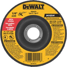 DEWALT DW4419 HP Type 27 Cut-Off Wheel