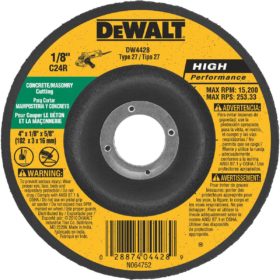 DEWALT DW4428 HP Type 27 Cut-Off Wheel