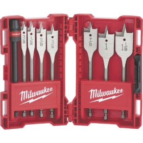 Milwaukee Electric 49-22-0175 8-Piece Universal Spade Bit Set