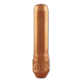 Bernard T-035 Centerfire Contact Tips, 0.035 in Tip ID, 1.5" Long, Non-Threaded, Tapered Base