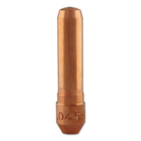 Bernard T-045 Centerfire Contact Tip, 0.045 in Tip ID, 1.5 in Long, Non-Threaded, Tapered Base