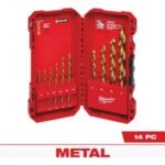 Milwaukee THUNDERBOLT 14-Piece Titanium Drill Bit Set, 1/16 In. thru 1/2 In. (48-89-0011)