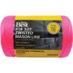 Do it Best 525 Ft. Fluorescent Pink Twisted Nylon Mason Line (360643)