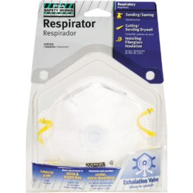 SAFETY WORKS 10103821 Safety Works Harmful Dust Respirator with Valve