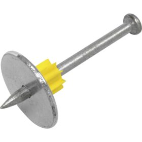 PDPAWL.157-in. x 2-7/8-in. Powder-Actuated Pin w/ 1-in. Washer (100-Qty) (PDPAWL-287)