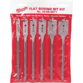 Milwaukee 6-Piece Universal Spade Bit Set (49-22-0071)