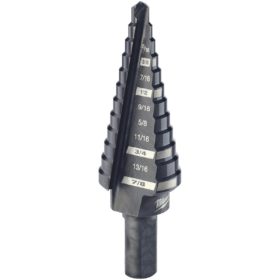 Milwaukee 3/16 In. - 7/8 In. #4 Step Drill Bit, 12 Steps (48-89-9204)