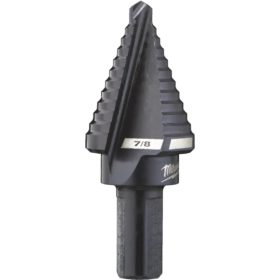 Milwaukee 7/8 In. Single Hole #7 Step Drill Bit, 1 Step (48-89-9207)