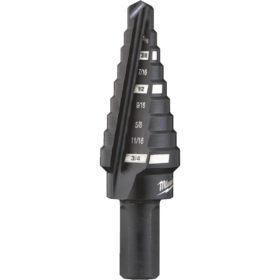 Milwaukee 1/4 In. - 3/4 In. #3 Step Drill Bit, 9 Steps (48-89-9203)