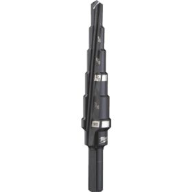 Milwaukee 3/16 In. - 1/2 In. by 1/16 In. #2 Step Drill Bit, 6 Steps (48-89-9202)