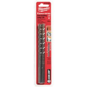 Milwaukee SHOCKWAVE 1/4 In. x 6 In. Impact Duty Masonry Carbide Hammer Drill Bit (5-Pack) (48-20-9162)