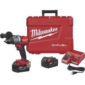 Milwaukee Electric 2703-22 M18 FUEL Brushless XC Lithium-Ion Cordless Drill Kit