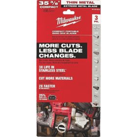 Milwaukee Extreme Metal Band Saw Blade (48-39-0619)