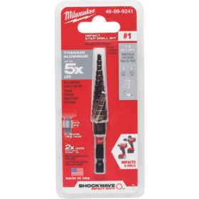 Milwaukee Shockwave Impact Duty Step Drill Bit (48-89-9241)