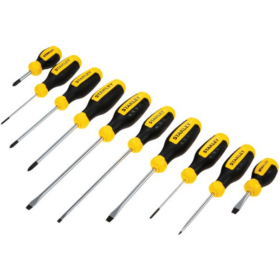 Stanley STHT60799 Slotted & Phillips Screwdriver Set w/Black Phosphate Coating (10-Piece)