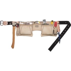 CLC 12-Pocket Leather Heavy-Duty Construction Carpenter Apron (175274)