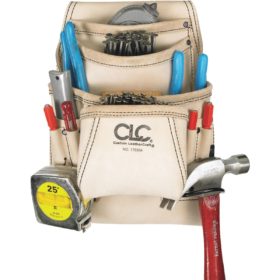 CLC 10-Pocket Leather Carpenter's Nail & Tool Bag (179354)