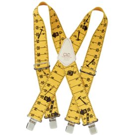 Custom Leathercraft Ruler Pattern Work Suspenders (110RUL)