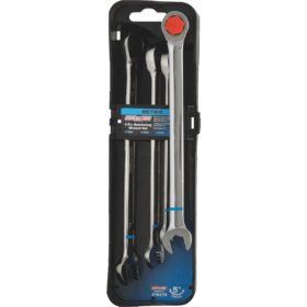 Channellock Metric 12-Point Ratcheting Combination Wrench Set (4-Piece) (378372)