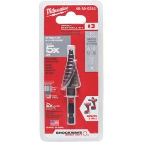 Milwaukee Shockwave Impact Duty Step Drill Bit (48-89-9243)