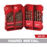 Milwaukee RED HELIX 29-Piece Cobalt Drill Bit Set, 1/16 In. thru 1/2 In. (48-89-2332)