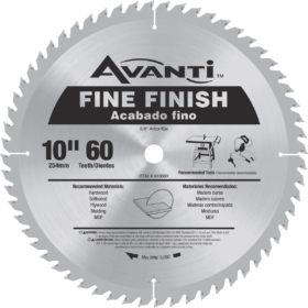 Avanti Circular Saw Blade (A1060X)