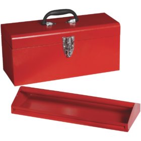 17 In. Red Steel Toolbox (398608)