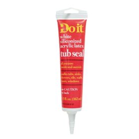 Do it 5.5 Oz. White Tub Seal Caulk (32116)