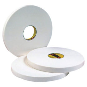 3M 021200-06455 Double Coated Urethane Foam Tapes 4016, 1 in x 36 yd, 1/16 in, Natural
